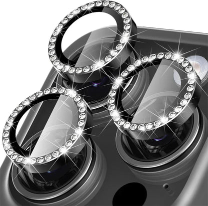 Glitter Diamond Rhinestone Camera Lens Protector for iPhone