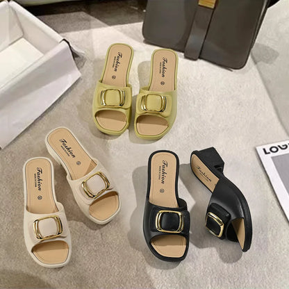 Thick Sole Flip Flops Non-Slip  Slippers