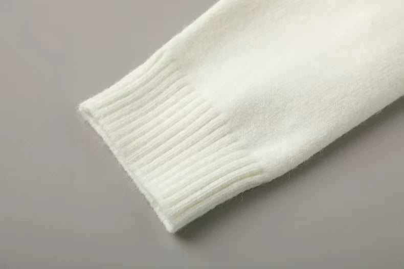 Suéteres de punto de cachemir con estampado de oso