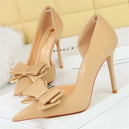 High Heels Silk Satin Shoes