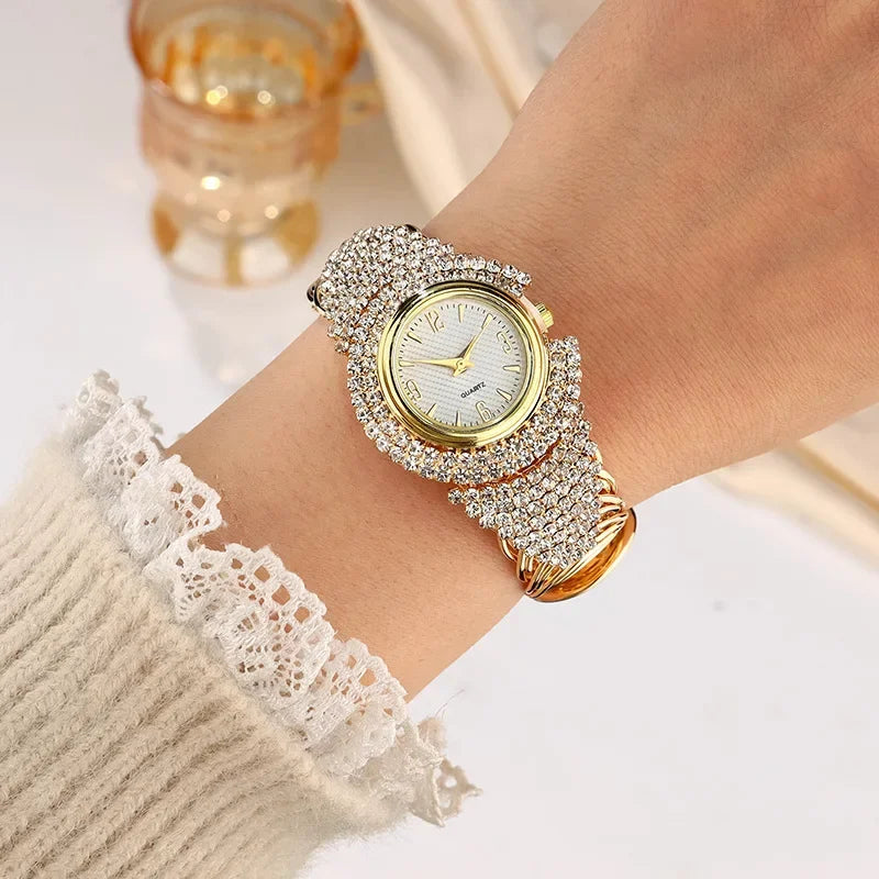 Diamond Gold Rhinestone Watches