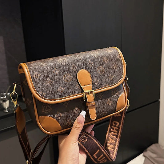 Classic Texture Crossbody Bag