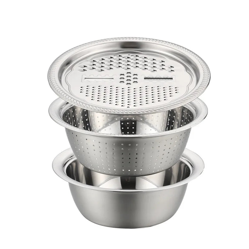 3PCS/1Set Vegetable Slicer Stainless Steel Slicer
