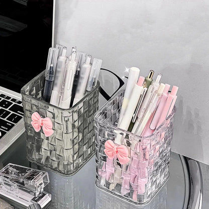 Clear Acrylic Makeup Brushes Storage Box
