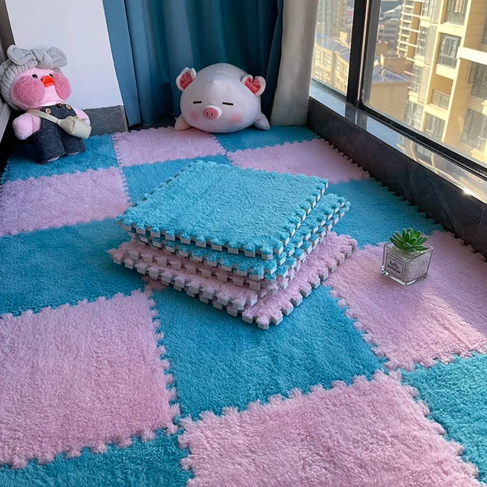 Soft Plush Children's Mat Babe Toys Eva Foam Puzzle Carpet