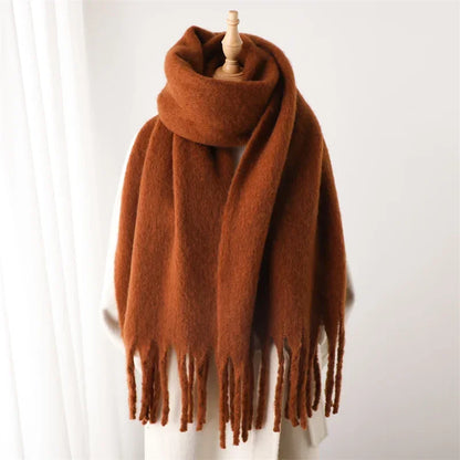 Cashmere Warm Solid Pashmina Blanket Wraps