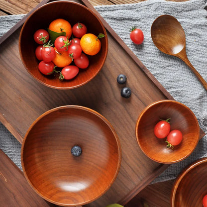 Japanese Sour Jujube Wood Bowl Baby Bowl