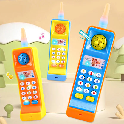 Mobile Phone Smart Phone Music Light Sound Pretend Play Baby Learning Smartphone Toy