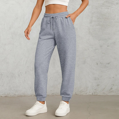 Straight Leg Elastic Waist Pants