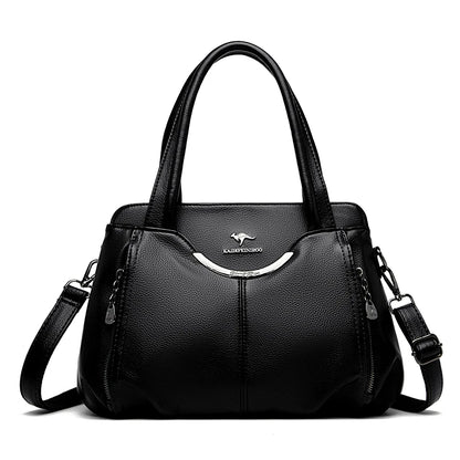 Luxury Soft Leather Crossbody Shoulder Tote Handbags