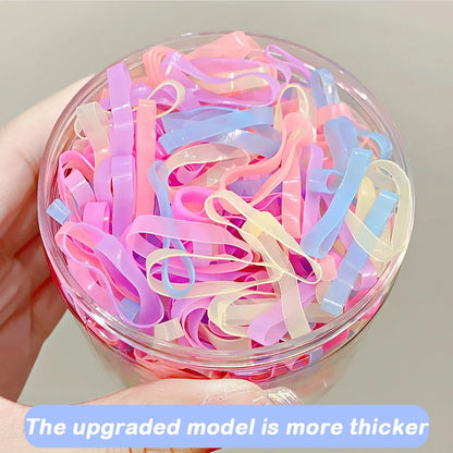 500PCS Upgraded Thickened Elastic Hair Bands