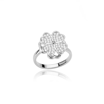 DANA Zircon Four Leaf Clover Rings
