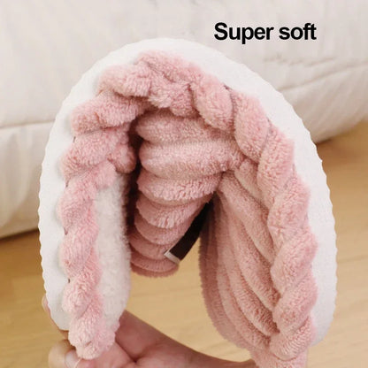 Warm Corduroy Comfort Cotton Slippers