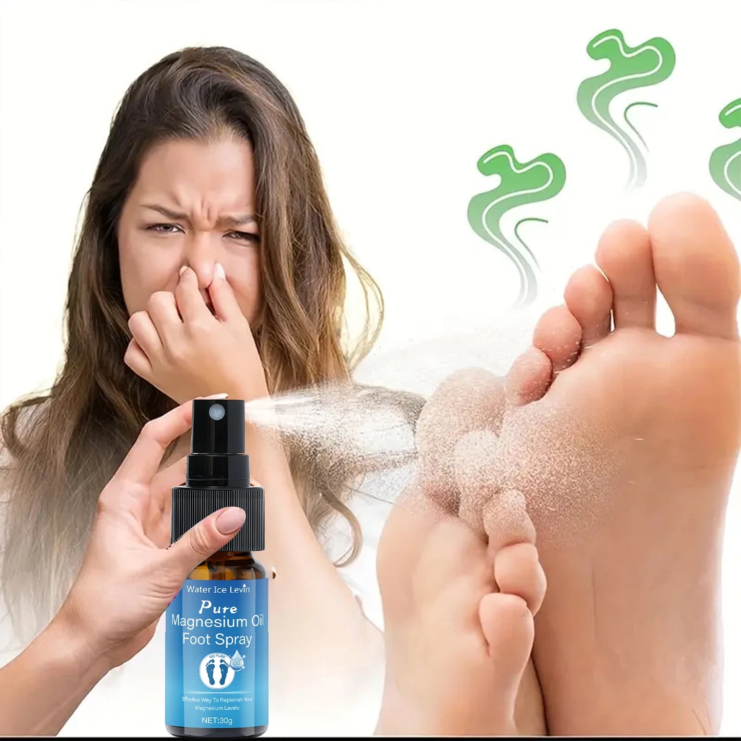 Pure Magnesium Oil Foot Spray with Vitamin E
