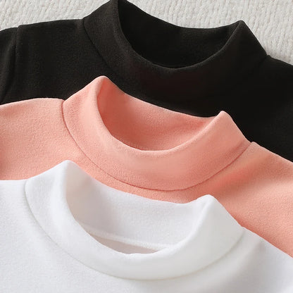 1/2/3piece Autumn And Winter Thick Warm Mid Neck Hoodie