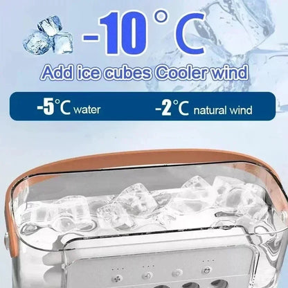 3 In 1 New Fan AIr Conditioner Household Small Air Cooler LED Night Light Portable
