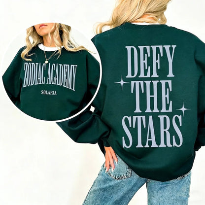 Solaria Sweater Licensed Zodiac Academy Merch Bookish Winter Sweatshirt Hoodies