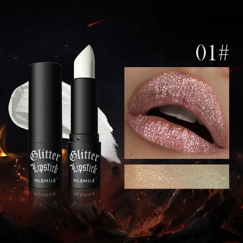 7 Colors Diamond Matte Lipstick Non-stick Cup Flash