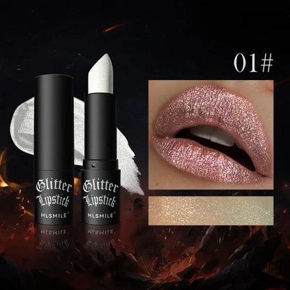 7 Colors Diamond Matte Lipstick Non-stick Cup Flash