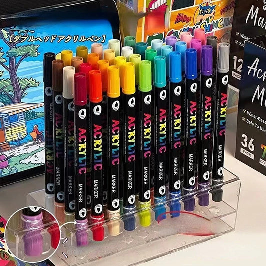 Professional Art Use 24-120Colors Acrylic Paint Markers