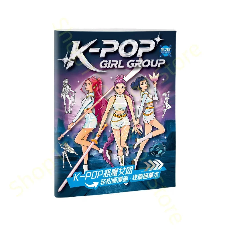 12Pcs/Box HB 2B Colored Pencils Smooth Writing Cute Anime Stationery
