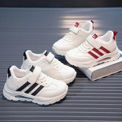 Fall Sport Patchwork Stripes Sneakers