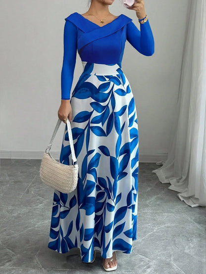Floral Maxi Asymmetric Sleeveless Dress