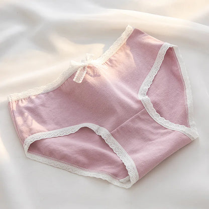 5Pcs/Lot Cute Love Cotton Sexy Lingerie