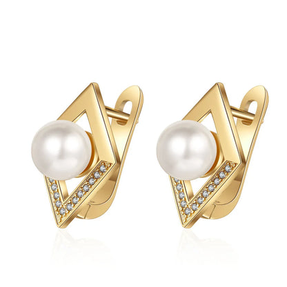 925 Silver Needle Princess Crystal Square Zircon Drop Earrings