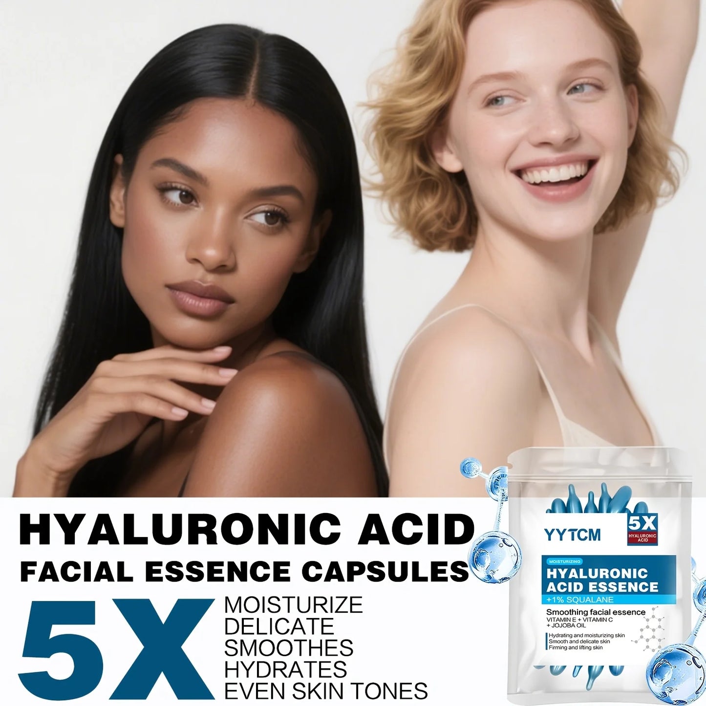 Hyaluronic acid deep moisturizing capsule essence