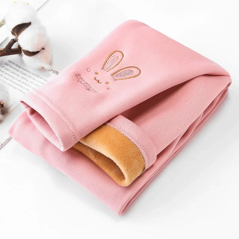 Children Girl's Legging Thicken Warm Kids Girl Warm Plush Legging