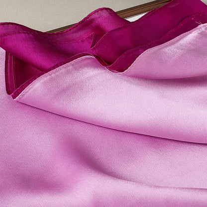 Pañuelo de seda degradado de lujo