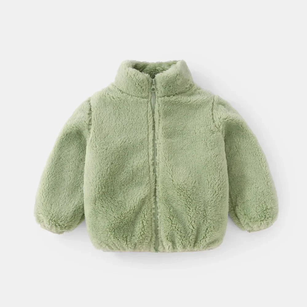 Winter Outerwear Boy Warm Fleece Baby Girls Jackets