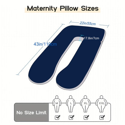 U Shape Pillow for Neck and Back Support Maternity Pregnancy