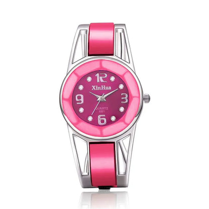 Elegant Bracelet Quartz Exquisite Bangle Rhinestone Watches