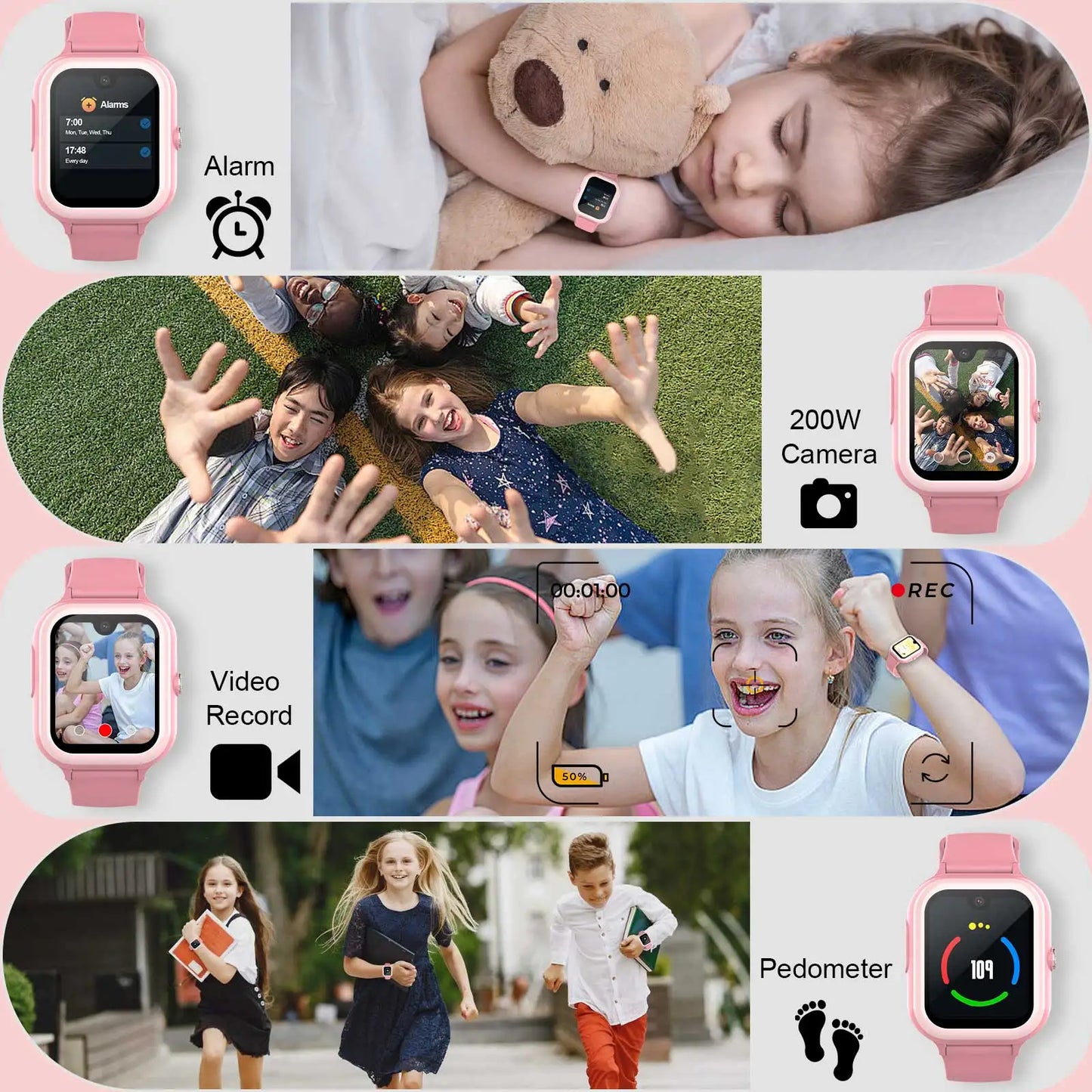 SOS WIFI GPS Tracker HD Screen Video Call SmartWatch