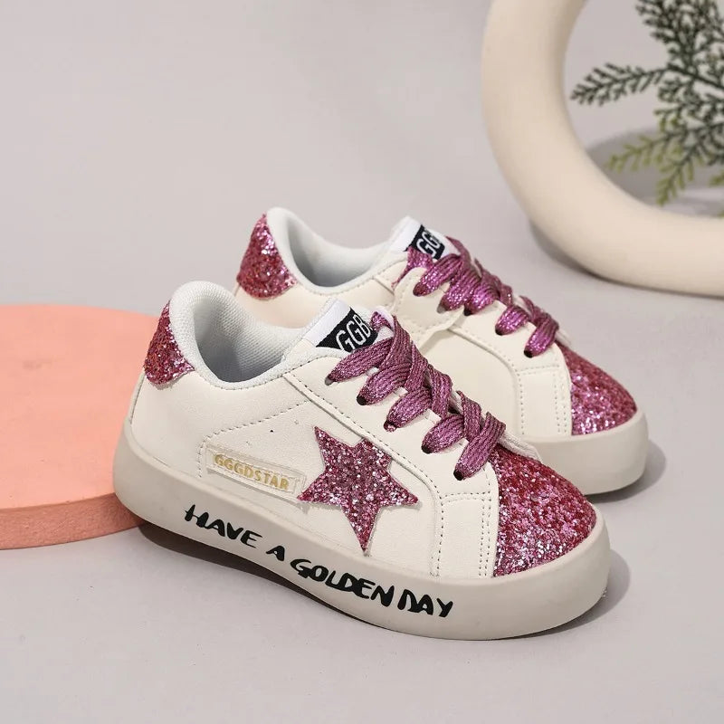 Sequined Casual Star Non-slip Breathable Sneakers