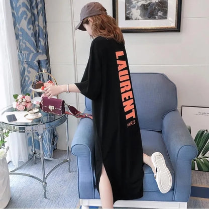 Comfortable Short-sleeved Round Neck pregnant Dress