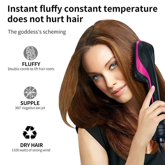 Hair Dryer One Step Electric Hot Air Brush