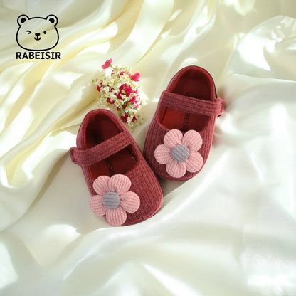 Cute Flower Mary Jane Flat Shoes