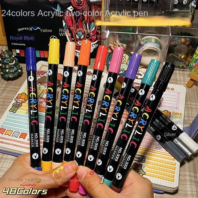 Professional Art Use 24-120Colors Acrylic Paint Markers