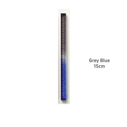 1pcs Colorful Clear Straight Ruler 15cm Four Edges Acrylic Transparent