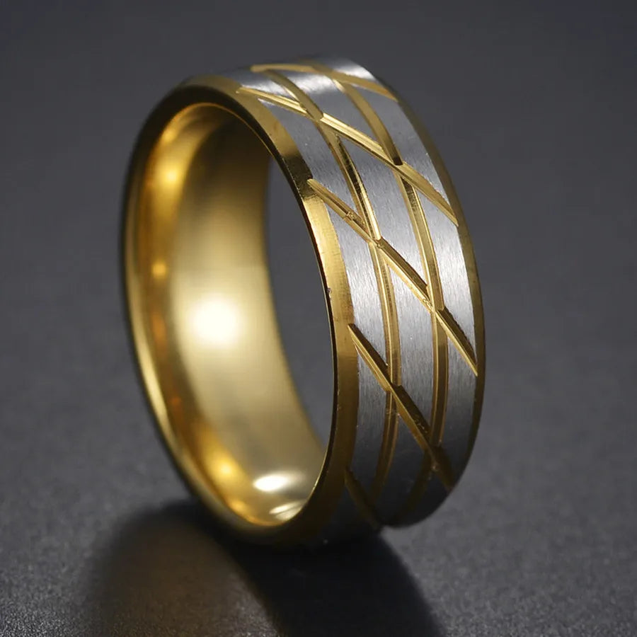 Stainless Steel Matte Rings