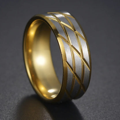 Stainless Steel Matte Rings