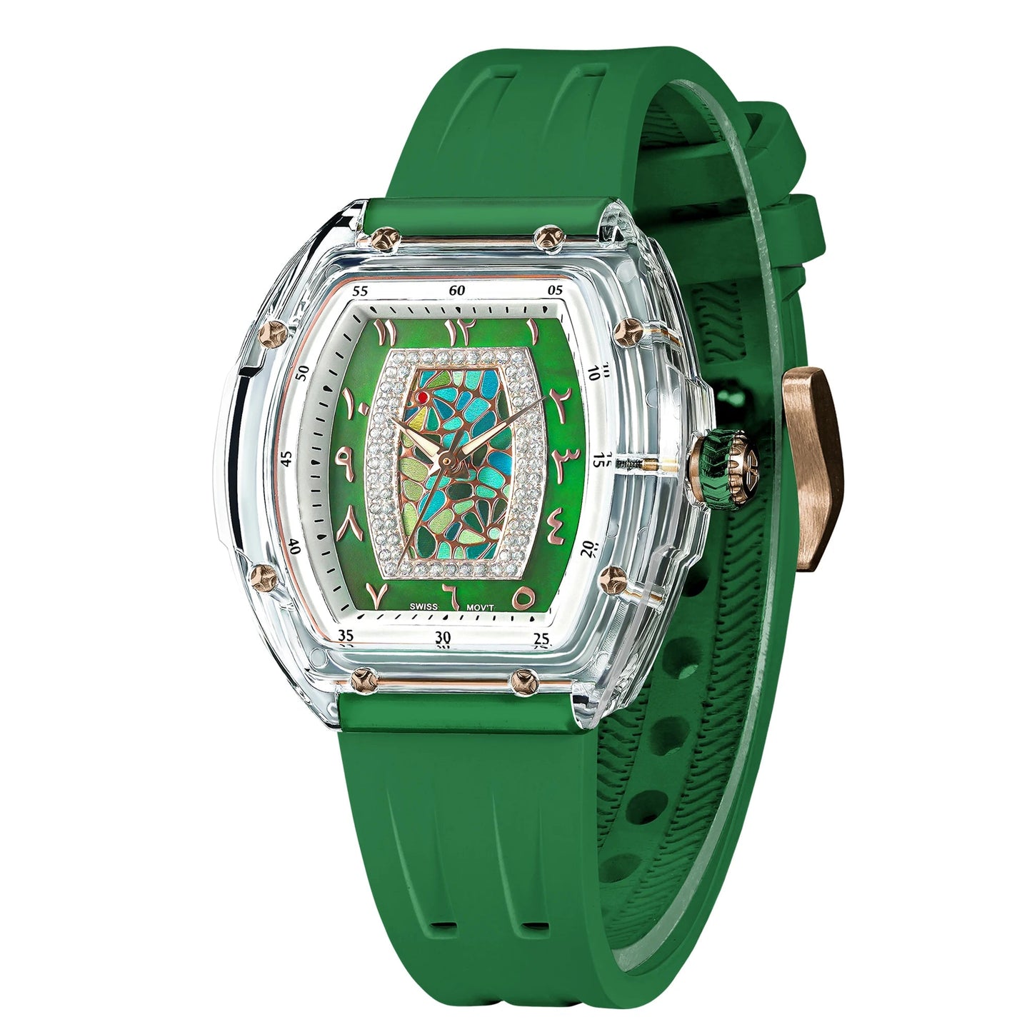 Quartz Swiss Movement Sapphire Crystal Waterproof Luminous Shock Watch