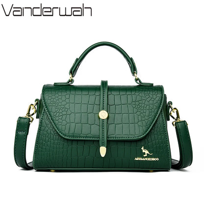 Crocodile Leather Crossbody Shoulder Messenger Sac Luxury Handbags