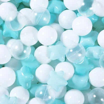 Ball Pit Balls Pack Star and Round BPA Soft Plastic Balls