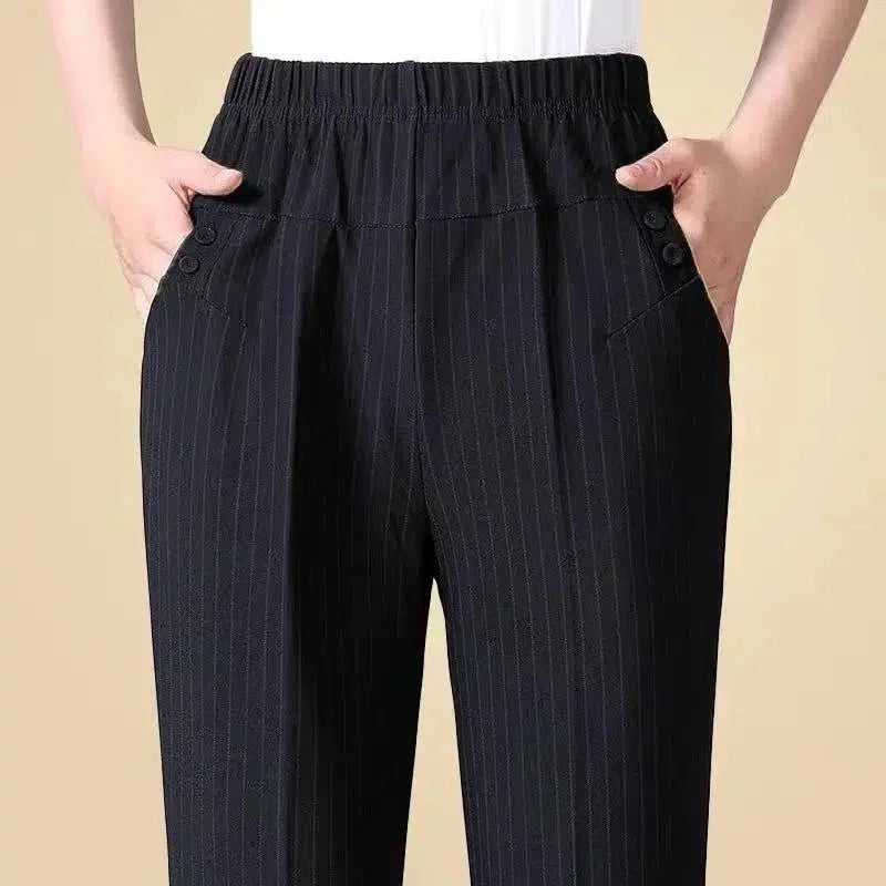 Oversize Elastic High Waist Loose Casual Pants