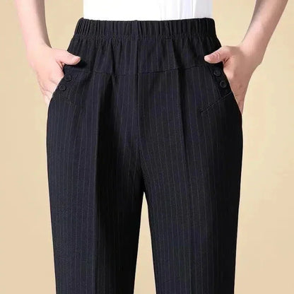 Oversize Elastic High Waist Loose Casual Pants