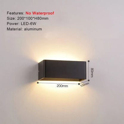 IP65 LED Wall Lamp Outdoor Sconce Balcony Porch Light